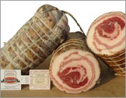 pancetta arrotolata dolce, pancetta di suino, pancetta in veneto, pancetta trevigiana, pancetta a treviso, pancetta della tradizione contadina